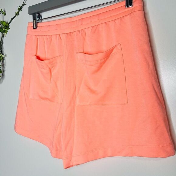 Lou & Grey for LOFT Flourescent Coral Orange Soft Lounge Shorts - Picture 5 of 7